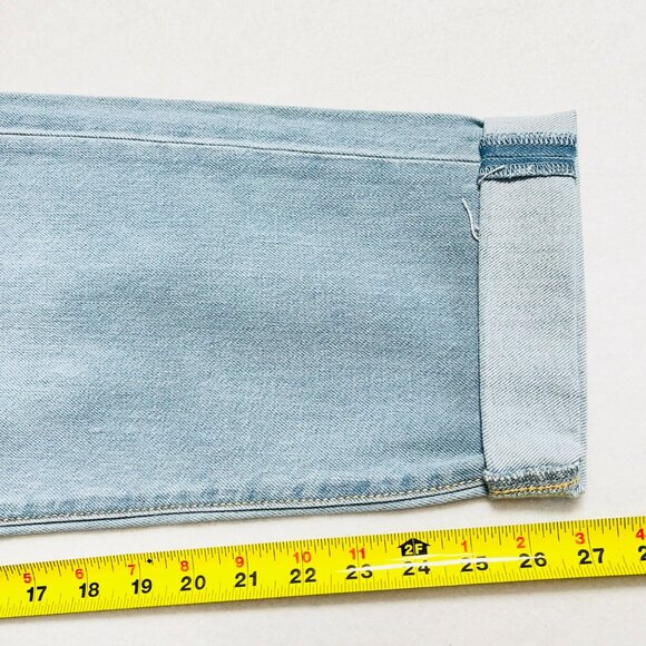 Universal Thread Women's Boyfriend Blue Jeans Size 8/R Rolled Tapered Leg NWT - Picture 10 of 14